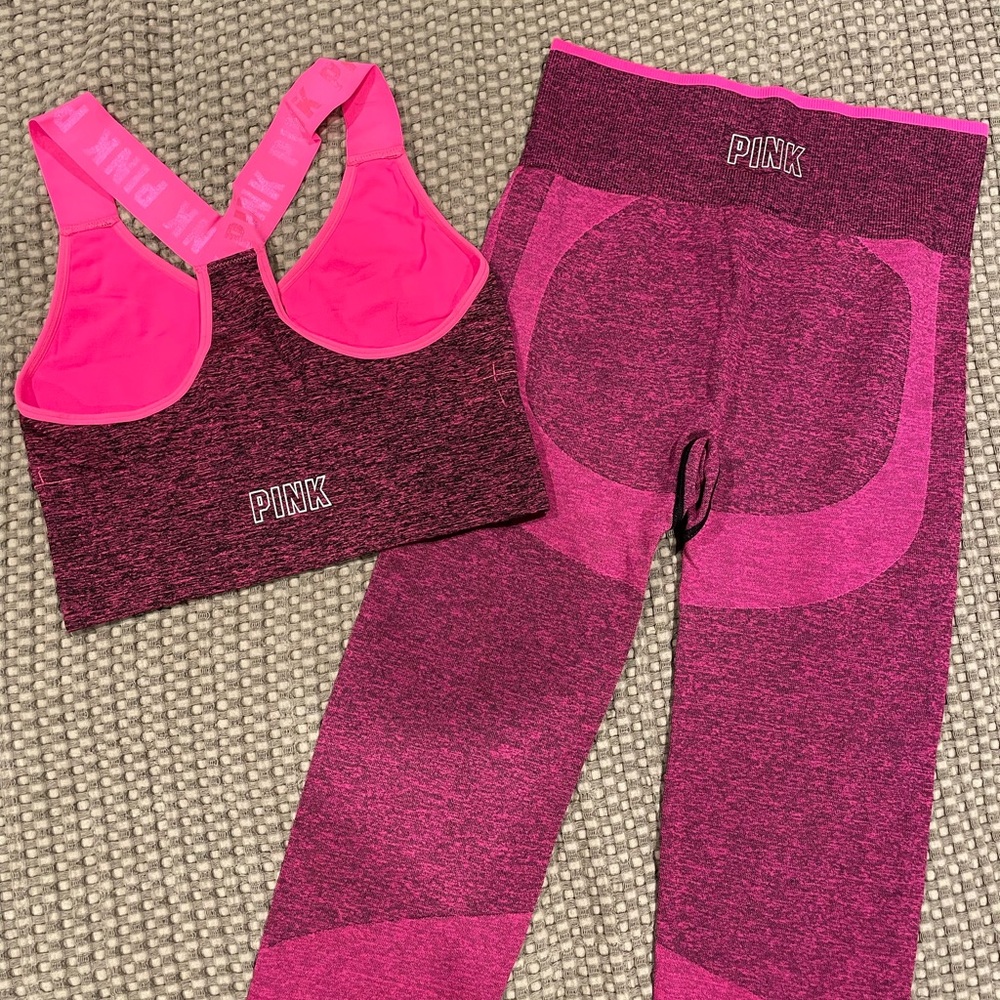 PINK MATCHING SEAMLESS SET